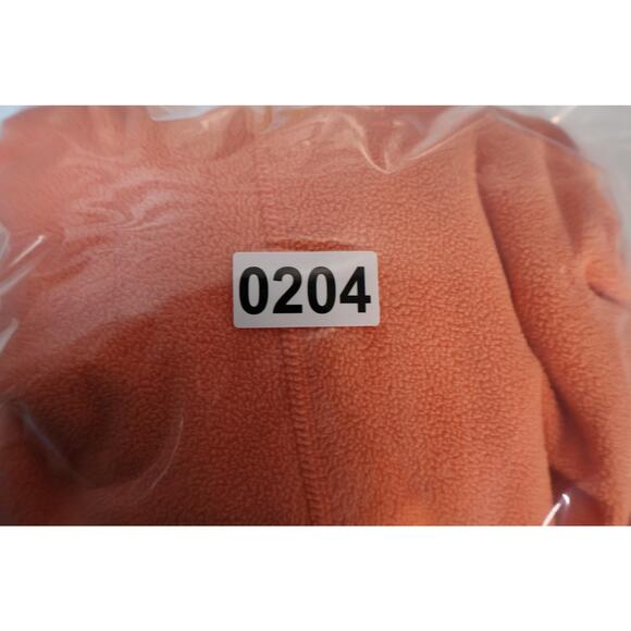 North Face Pullover Womens XL Orange Fleece Half Zip Outdoor Hiking Lightweight - Picture 9 of 9